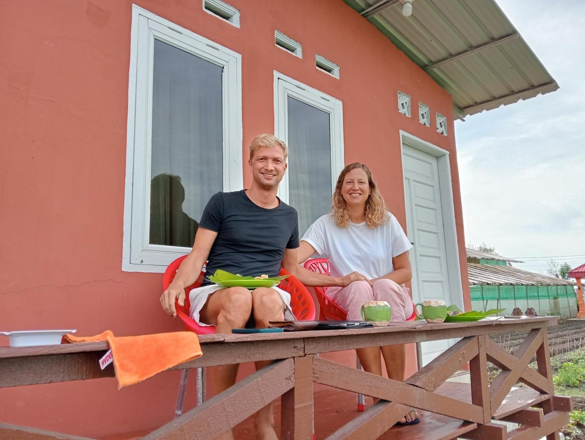 Vulkaan Homestay Berastagi Exteriér fotografie
